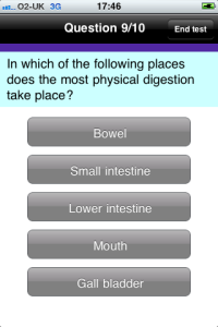 In which of the following places does physical digestion take place?