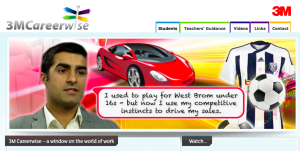 Screen shot of Careerwise website