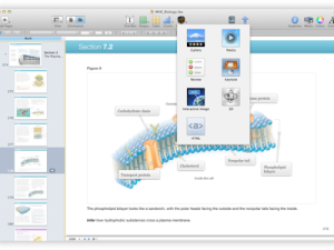 iBooks Author software screenshot